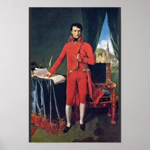 Póster Retrato De Napoleón Bonaparte Como Primer Cónsul,