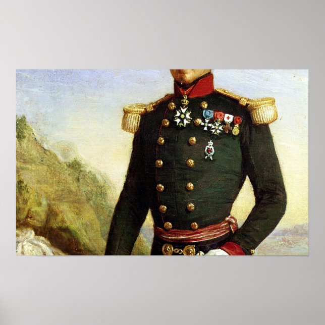 Póster Retrato de Napoleón III 1852 (Frente)