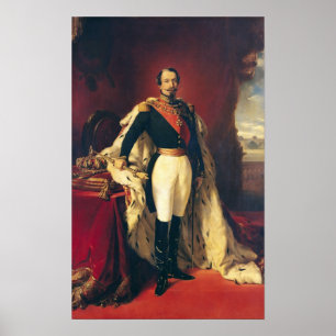 Póster Retrato de Napoleón III Emperador de Francia
