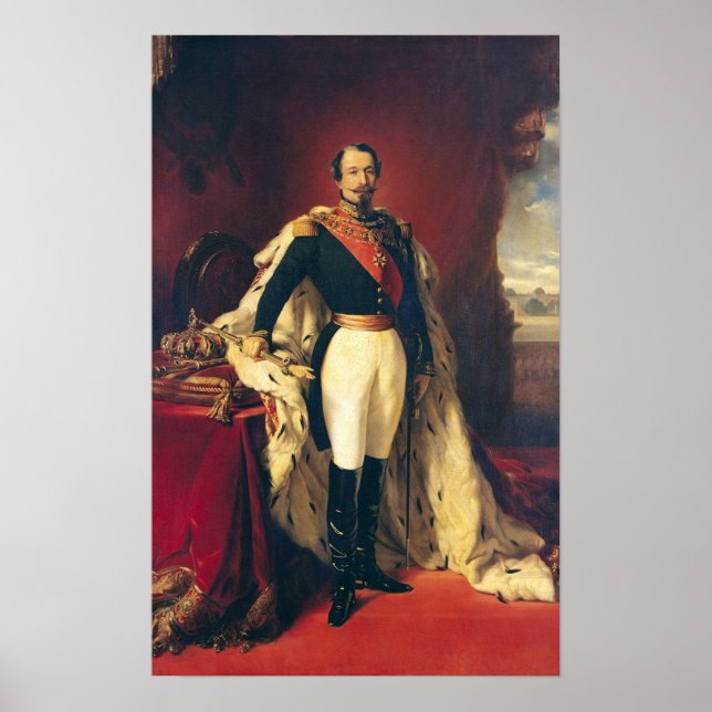 Póster Retrato de Napoleón III Emperador de Francia (Frente)