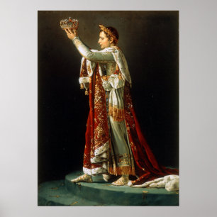 Póster Retrato de Napoleón por David