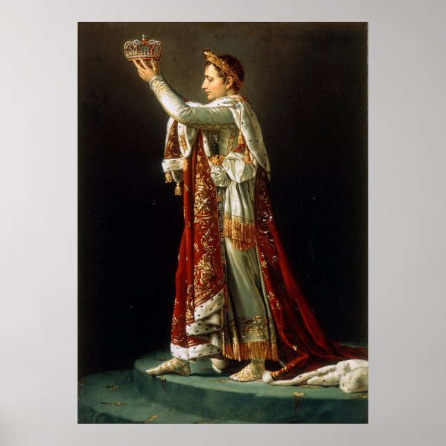 Póster Retrato de Napoleón por David (Frente)