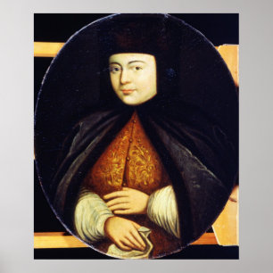 Póster Retrato de Natalia Kirillovna Naryshkina