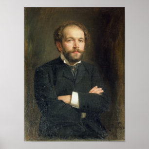 Póster Retrato de Nikolai Karlovich Medtner 1906