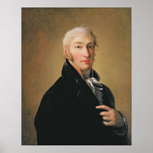 Póster Retrato de Nikolay Mikhaylovich Karamzin, 1805