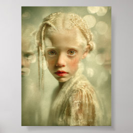Póster Retrato de niños soñadores  Luz susurrada Niño