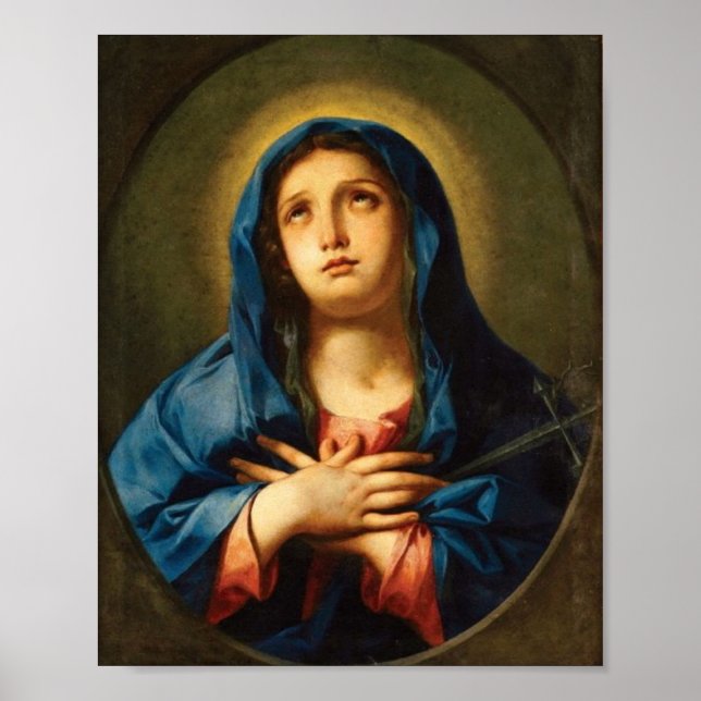 Póster Retrato De Nuestra Señora De Los Dolores (Frente)