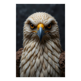 Póster Retrato De Pájaro Sentido