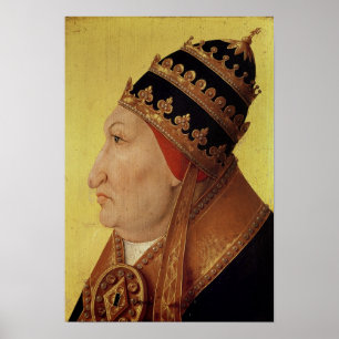 Póster Retrato de papa Alejandro VI de Rodrigo Borgia