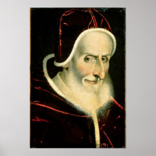 Póster Retrato de papa Pío V   1576-80