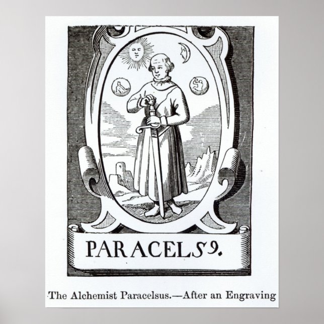 Póster Retrato de Paracelso (Frente)
