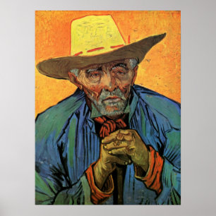 Póster Retrato de Patience Escalier por Vincent van Gogh