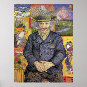 Póster Retrato de Pere Tanguy Post-Impresionismo de Van G