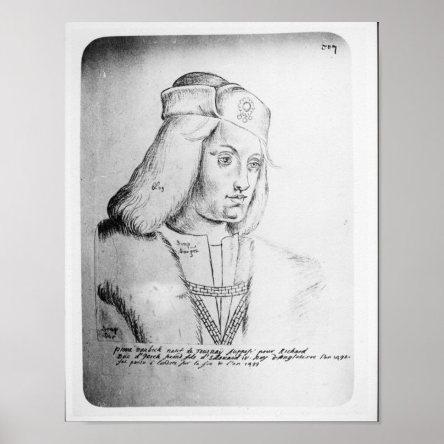 Póster Retrato de Perkin Warbeck (Frente)