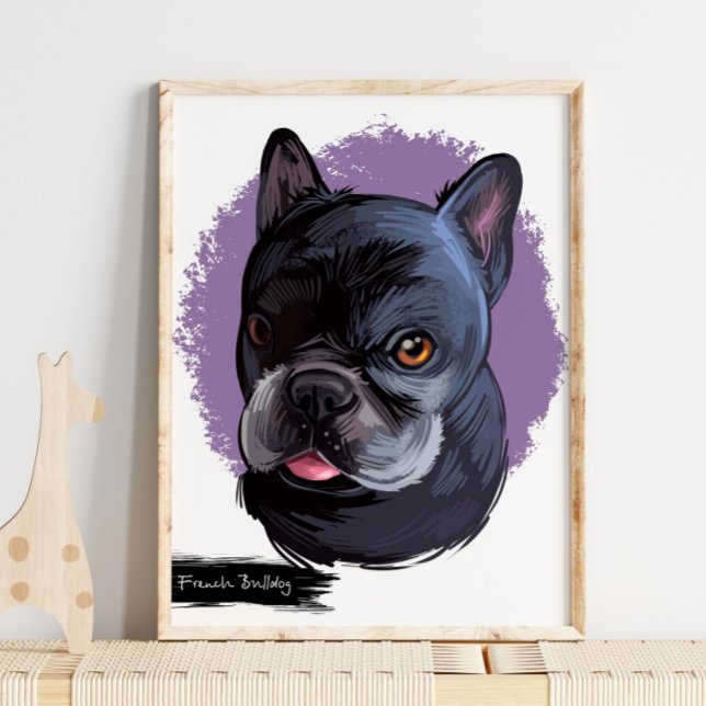 Póster Retrato de perro de Bulldog francés | Retrato Masc (Subido por el creador)