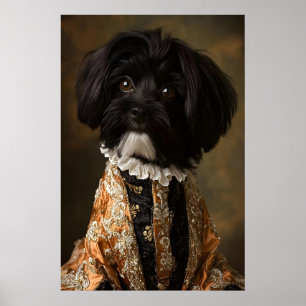 Póster Retrato de perro Havanese, Animal Renacentista