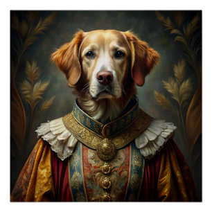 Póster Retrato de perro personalizado: tu perro como caba