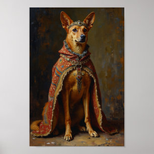 Póster Retrato de perro real de Carolina
