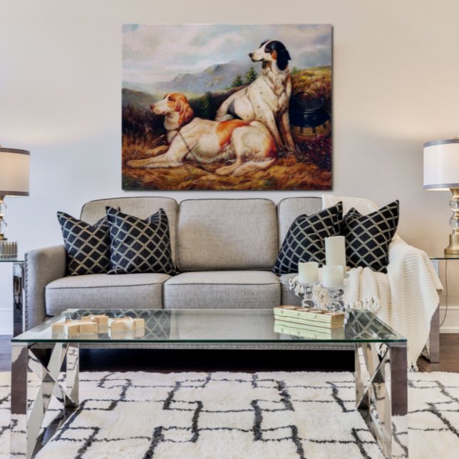 Póster Retrato de perros de caza vintage (Subido por el creador)