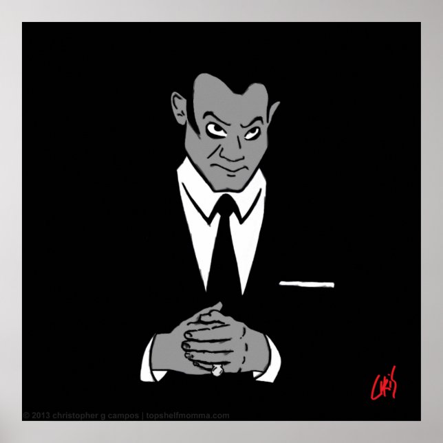 Póster Retrato de Perry Mason (Frente)