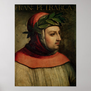 Póster Retrato de Petrarch