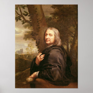 Póster Retrato de Philippe de Champaigne, 1668