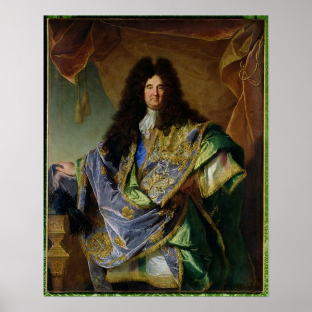 Póster Retrato de Philippe de Courcillon Marquis (Frente)