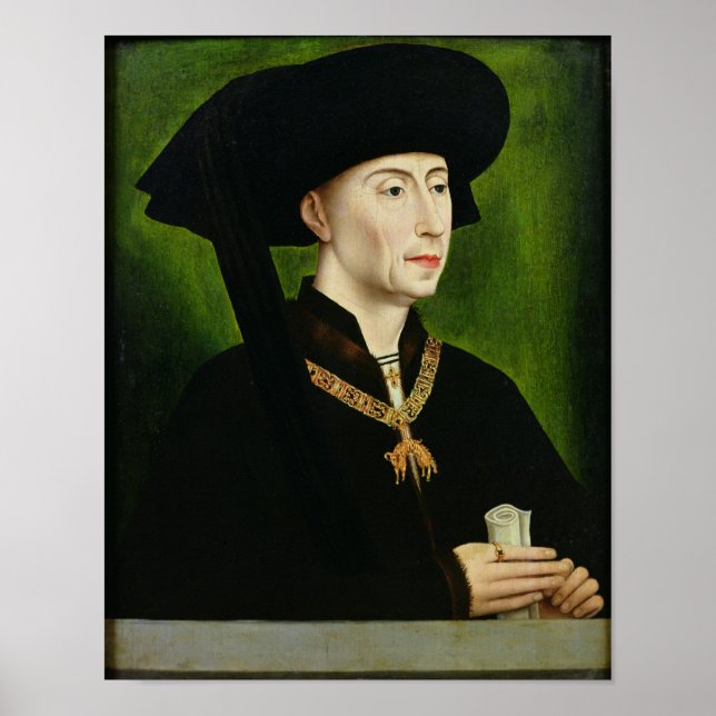 Póster Retrato de Philippe le Bon Duc de Bourgogne (Frente)