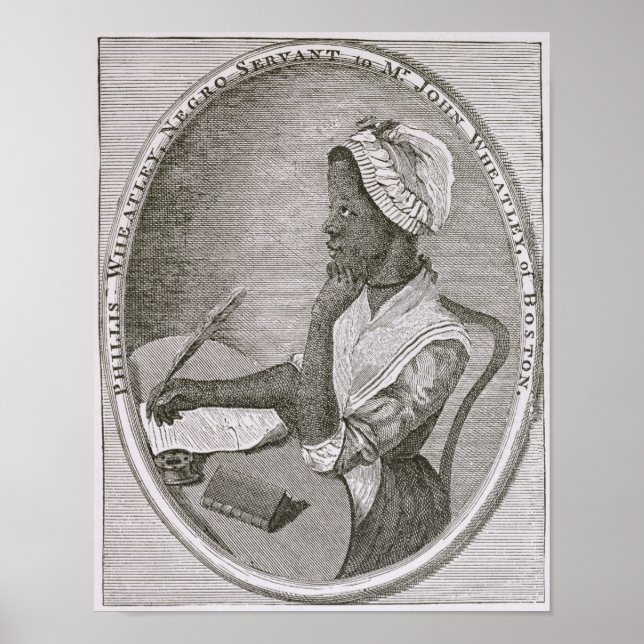 Póster Retrato de Phillis Wheatley (Frente)