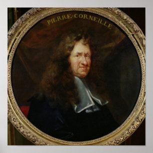 Póster Retrato de Pierre Corneille