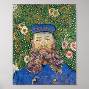 Póster Retrato de Postman de Van Gogh