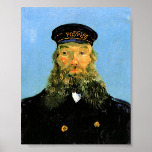 Póster Retrato de Postman Roulin por Van Gogh