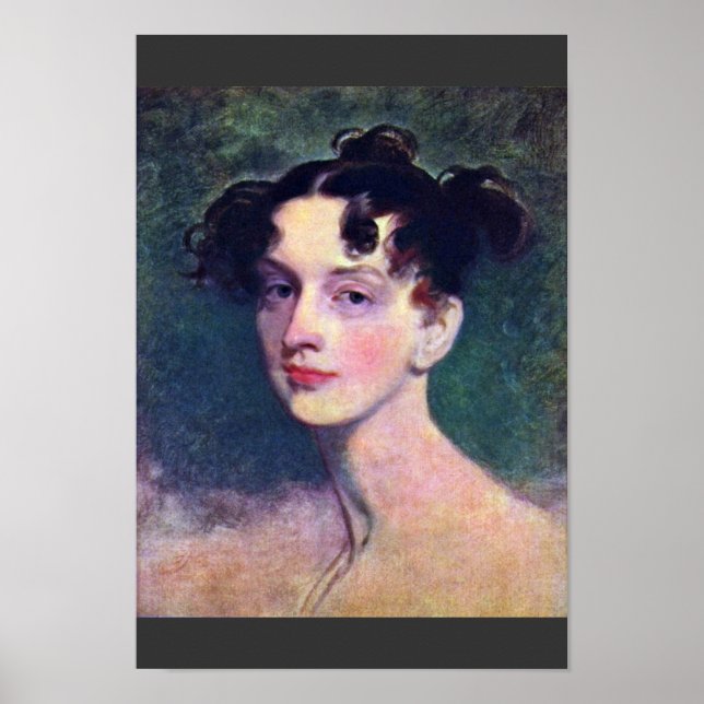 Póster Retrato De Princesa Lieven Por Sir Thomas (Frente)