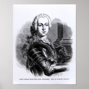Póster Retrato de príncipe Charles Edward Estuardo
