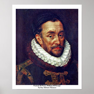 Póster Retrato de príncipe Guillermo Of Orange
