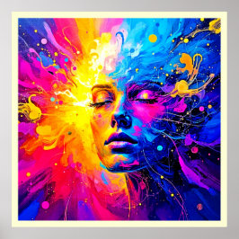 Póster Retrato de radiación emocional