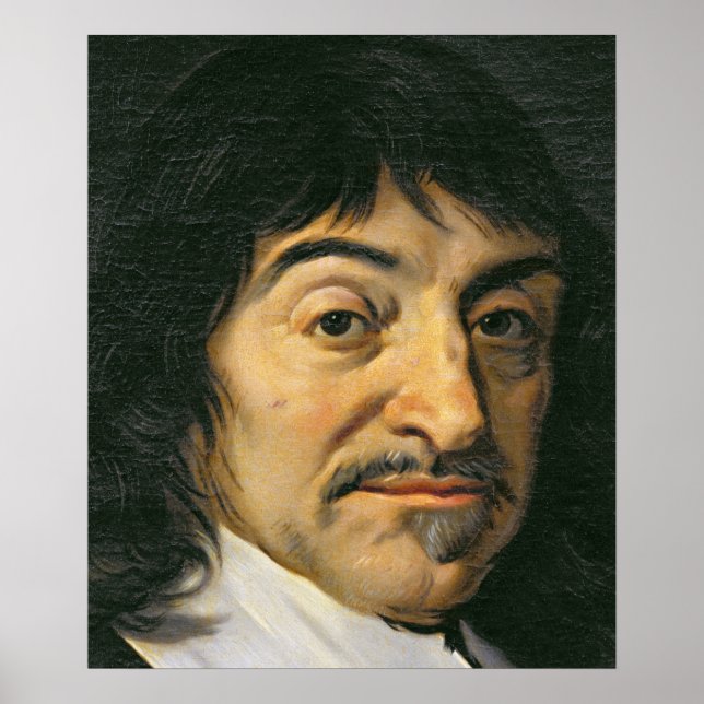 Póster Retrato de Rene Descartes c.1649 (Frente)