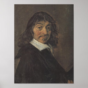 Póster Retrato de René Descartes por Frans Hals
