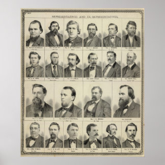 Póster Retrato de representantes de Minnesota