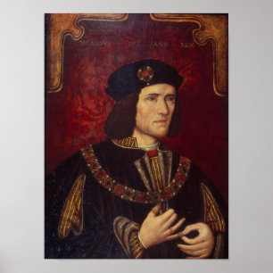 Póster Retrato de rey Richard III