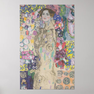 Póster Retrato de Ria Munk III — Gustav Klimt (1917-18)