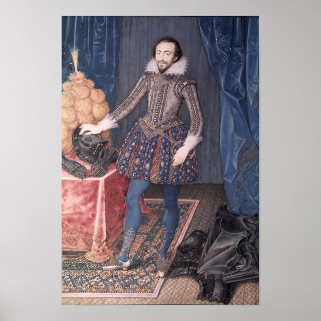 Póster Retrato de Richard Sackville, tercer Conde de (Frente)