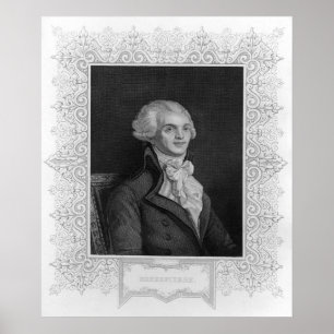 Póster Retrato de Robespierre