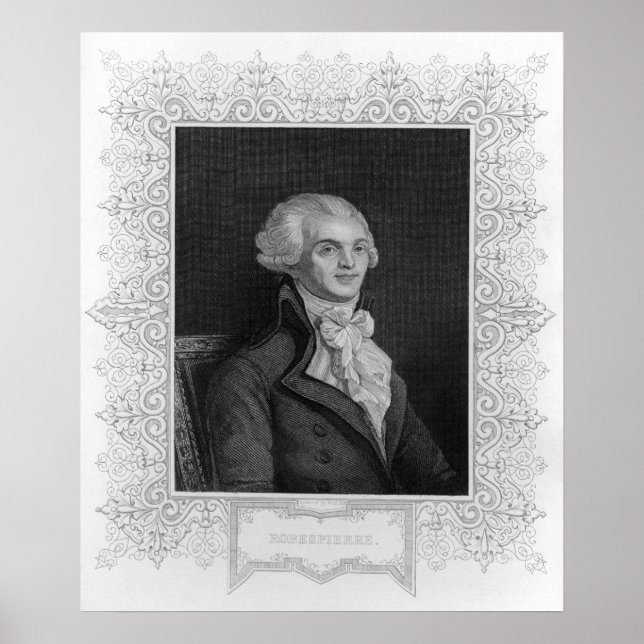 Póster Retrato de Robespierre (Frente)