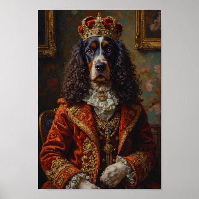 Póster Retrato de Royal Springer Spaniel (Frente)