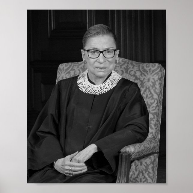 Póster Retrato de Ruth Bader Ginsburg - 2016 (Frente)
