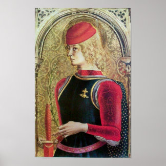 PÓSTER RETRATO DE SAINT GEORGE