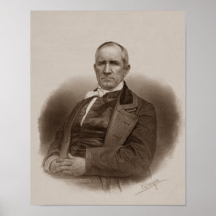 Póster Retrato de Sam Houston