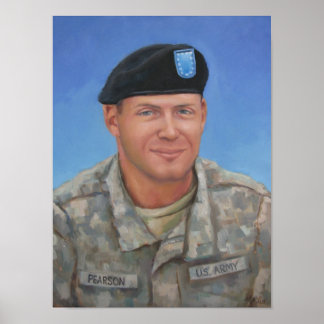 Póster Retrato de Sam Pearson