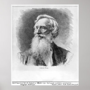 Póster Retrato de Samuel Morse